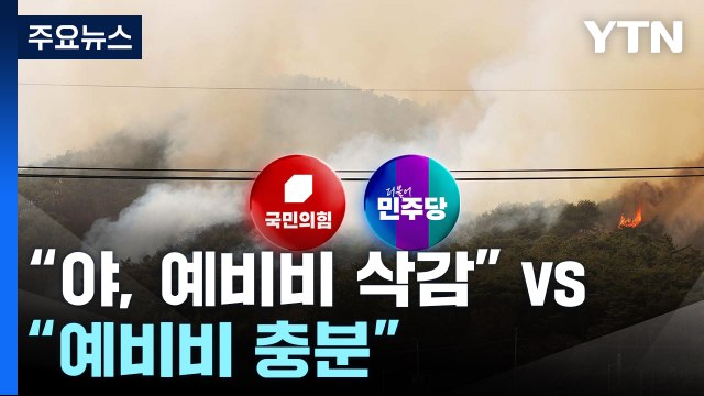 산불 추경 놓고... 야, 예비비 삭감 vs 예비비 충분 / YTN
