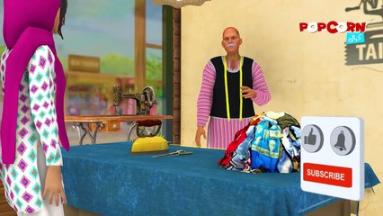 Eid Aur Darzi ► Tailor Moral Stories Urdu Hindi Funny Comedy Video PopCorn Kahani Tv