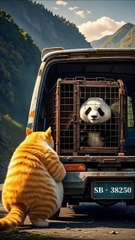 Cat😺 and Panda🐼 Story... By AI CATS STORY.