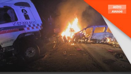 3 sekeluarga antara 5 maut nahas 4 kenderaan