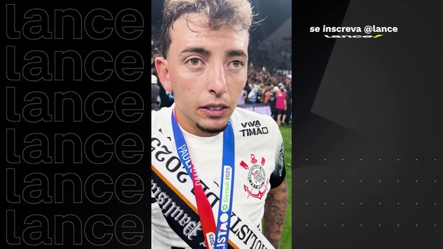 Ryan, volante do Corinthians, comenta vitória do Timão.