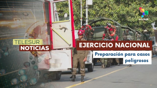En Nicaragua se realizó el ejercicio nacional de preparación ante situaciones multiamenazas