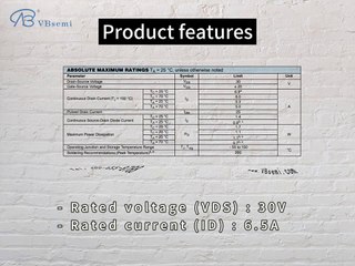 PMV90EN-VB is a SOT23 package N-Channel field effect MOS tube