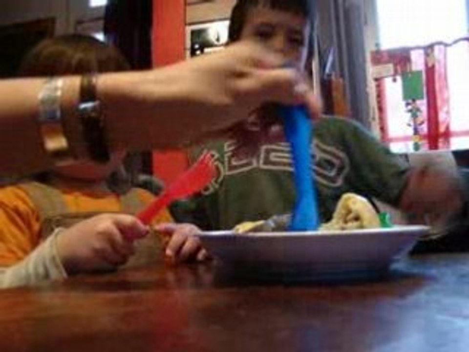 Kids Eating Durian