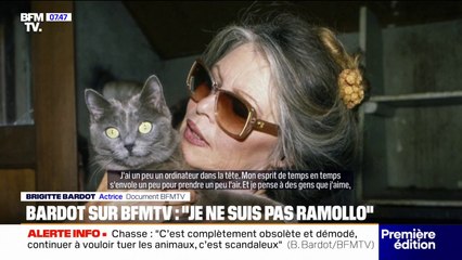 "Je ne suis pas ramollo": malgré ses 90 ans, Brigitte Bardot continue son combat contre la chasse