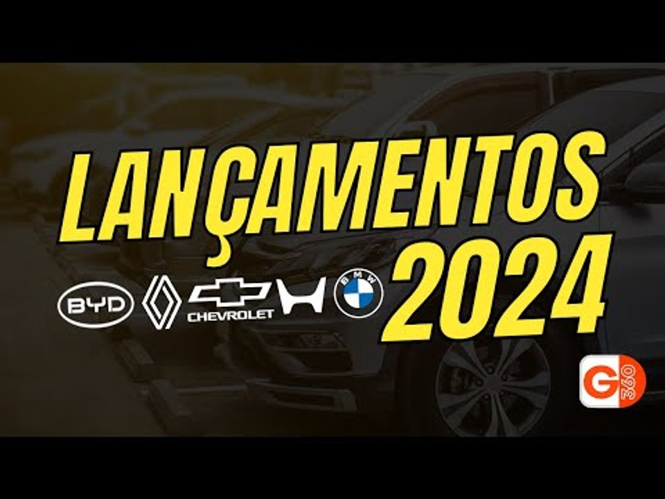 CARROS LANÇADOS EM 2024: ESSES SÃO OS MODELOS ANUNCIADOS PELA BYD, HONDA, BMW, CHEVROLET E FIAT