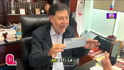 Noroña revela cuánto le costó su vuelo a París