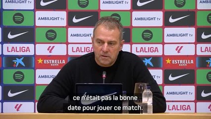 Barcelone - Une victoire mais Olmo blessé, Flick peste contre le calendrier