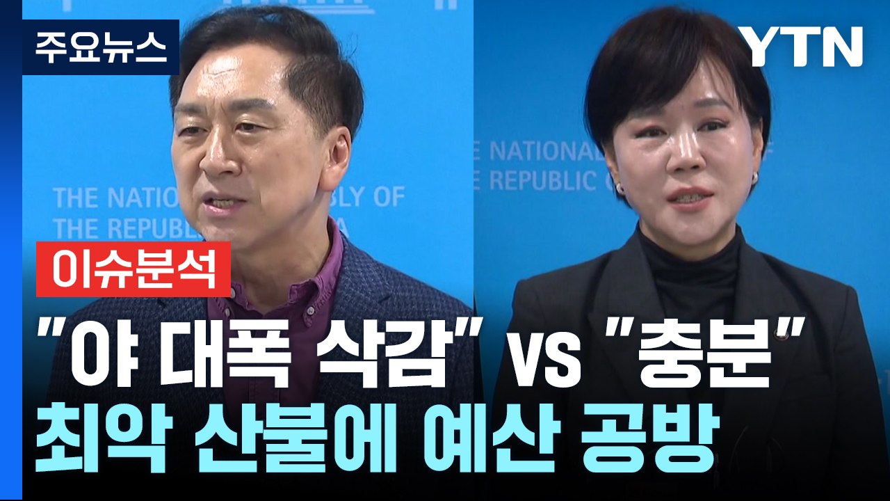 [정치 ON] 최악 산불에 예산 공방..."야 대폭 삭감" vs "충분" / YTN