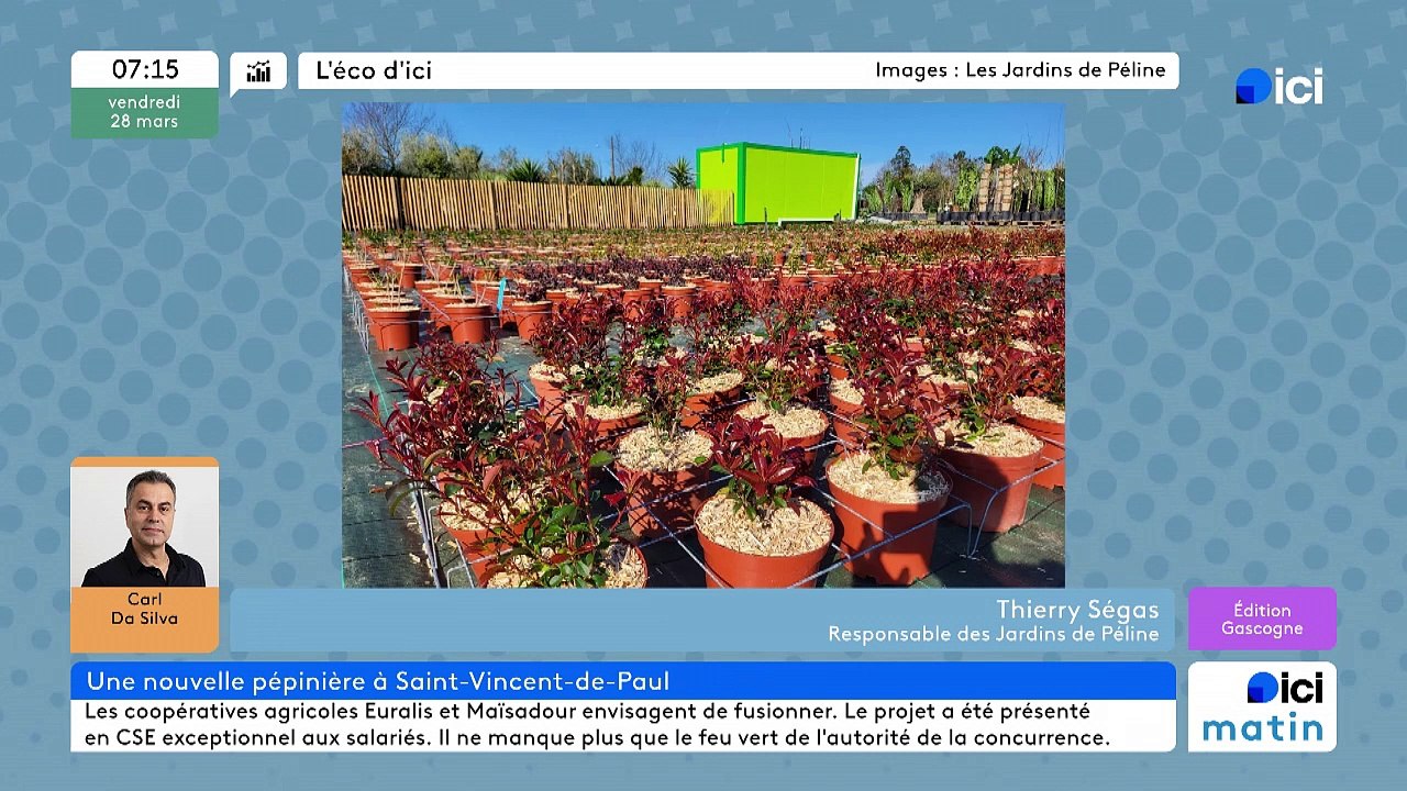 28/03/2025 - ici matin par ici Gascogne en vidéo