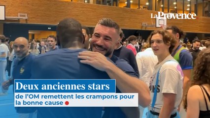 Deux anciennes starsde l’OM remettent les crampons pour la bonne cause