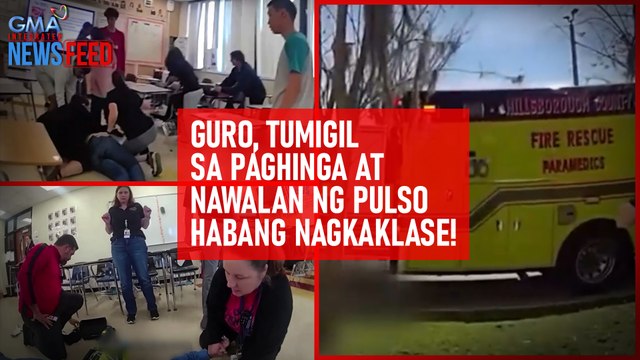 Guro, tumigil sa paghinga at nawalan ng pulso habang nagkaklase! | GMA Integrated Newsfeed