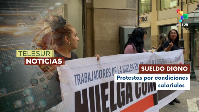 En Chile, trabajadoras de la empresa Flores protestaron por condiciones salariales