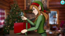 1. ASMR Remove louse dog from Christmas Girl Elf's Ears Treatment Animation   Christmas asmr animation