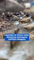 Quintali di rifiuti nella discarica fantasma dell'Alto Mugello