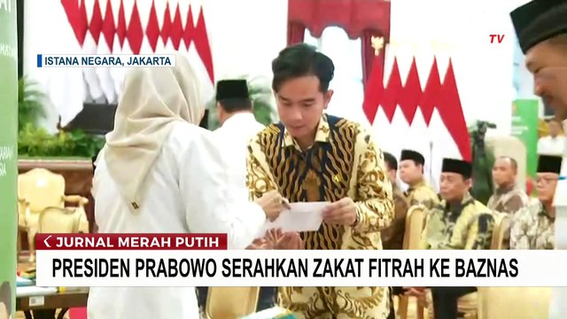 Presiden dan Jajaran Kabinet Merah Putih Serahkan Zakat Fitrah ke Baznas