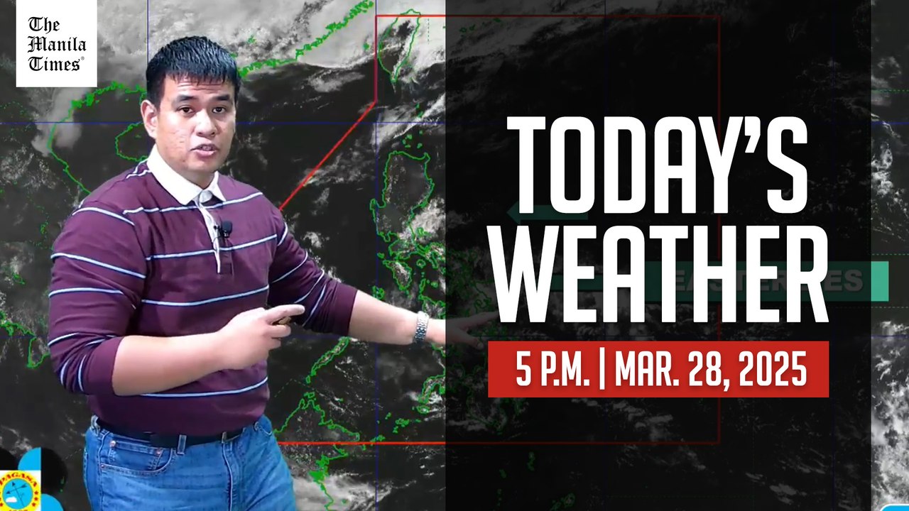 Today's Weather, 5 P.M. | Mar. 28, 2025