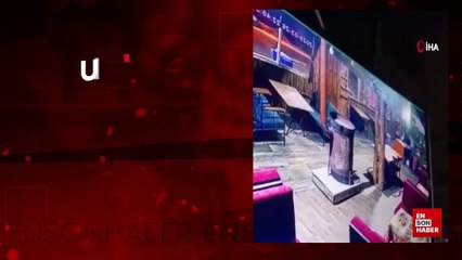 Uludağ’da bir işletmeye giren ayı ortalığı savaş alanına çevirdi