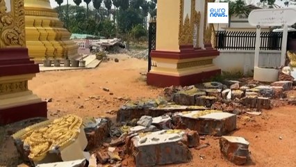 Cientos de muertos tras el seísmo en Birmania y más de 110 desaparecidos en Bangkok