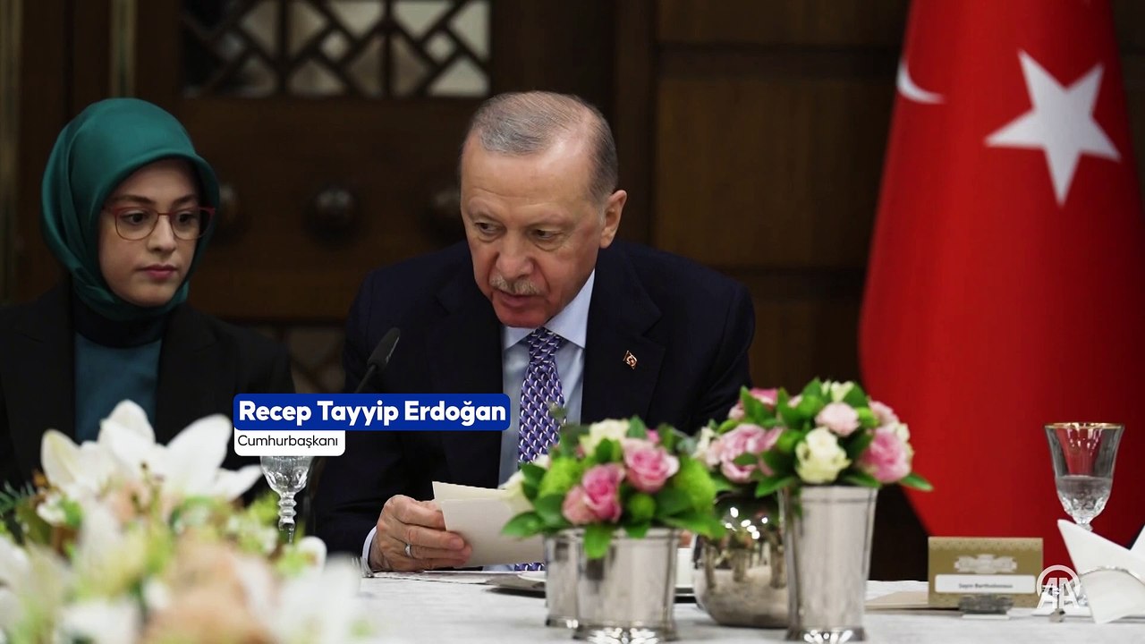 Cumhurbaşkanı Erdoğan, Cumhurbaşkanlığı Külliyesi'nde dini azınlık cemaatlerinin temsilcileriyle iftarda bir araya geldi.