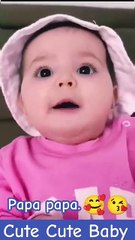 Adorable Baby and Loving Dad ❤️ (360p Video)