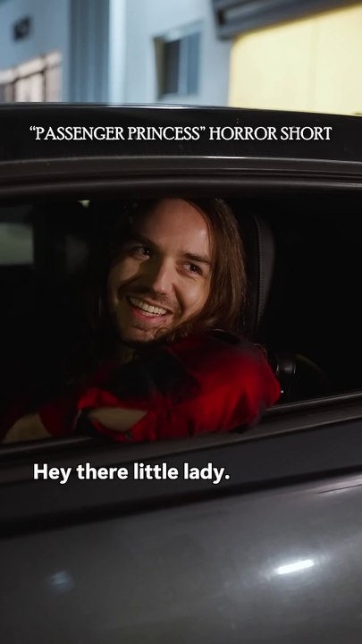 CREEPY EVIL WITCH bites your head off when you drive! #horrorshort #scary #horrorclips #shortfilm