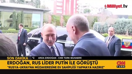 Cumhurbaşkanı Erdoğan, Putin ile görüştü: İşte masadaki konular