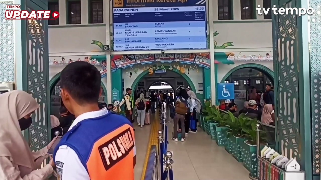 Cerita Pemudik dari Stasiun Pasar Senen Menuju Semarang yang Menggunakan Kereta Api