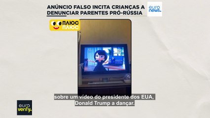 Alegado anúncio ucraniano que incita crianças a denunciar familiares que oiçam música russa é falso