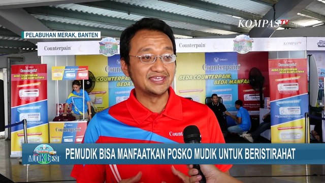 Lelah saat Mudik? Posko Pijat Corner di Pelabuhan Merak Siap Beri Pelayanan Gratis