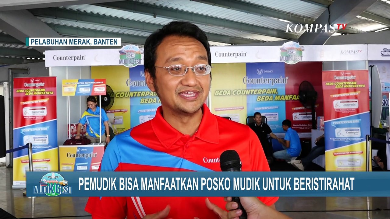 Lelah saat Mudik? Posko Pijat Corner di Pelabuhan Merak Siap Beri Pelayanan Gratis