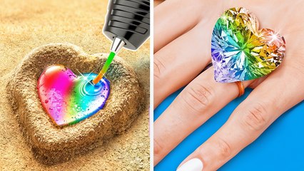 CRAFTS IMPRESSIONNANTES AVEC STYLO 3D VS PISTOLET À COLLE ! Super Idées de Bijoux DIY PAR 123 GO!