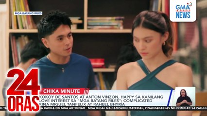 Kokoy de Santos at Anton Vinzon, happy sa kanilang love interest sa "Mga Batang Riles"; complicated kina Miguel Tanfelix at Raheel Bhyria | 24 Oras