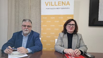 Fulgencio Cerdán y Charo Navalón, en Radio Villena SER