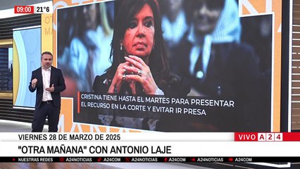 🔴 CFK TIENE TIEMPO HASTA EL MARTES PARA EVITAR IR PRESA