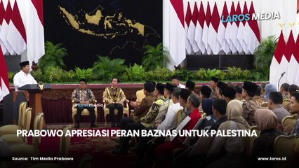Prabowo Apresiasi Peran Baznas untuk Palestina