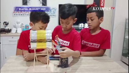 3 Bocah dari Klaten Buat Robot yang Bisa Memukul Beduk Sambut Hari Raya Lebaran 2025
