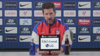 El 'enganchón' de Simeone con un periodista por "los dos palos" del Atlético