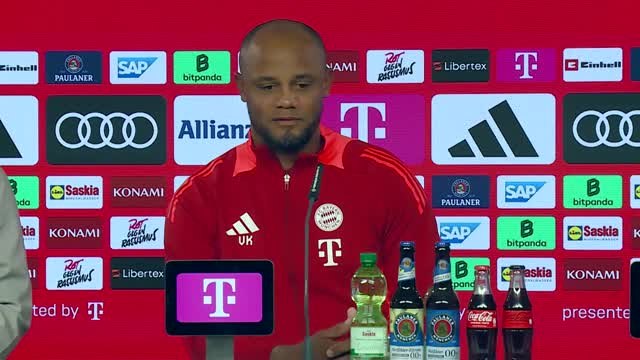FOOTBALL: Bundesliga: Bayern Munich news conference (Kompany)