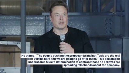 Elon Musk Says 'We're Going To Go After' People Behind Tesla Vandalism: 'The President's Made It Clear'