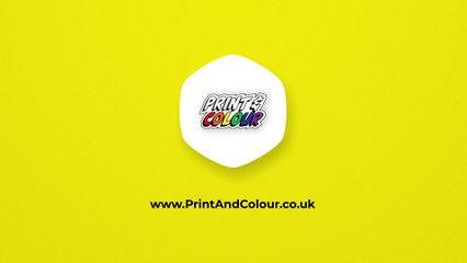 Creating Ryan's World logo - Print And Colour colouring page #ryansworld #music