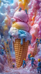 Eat it quickly, it's melting