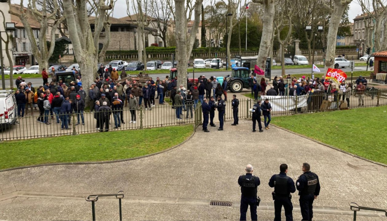 Devant le tribunal de Carcassonne le 28 mars 2025