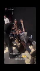 Maxi Trusso se arrojó al público, nadie lo agarró y terminó en el hospital