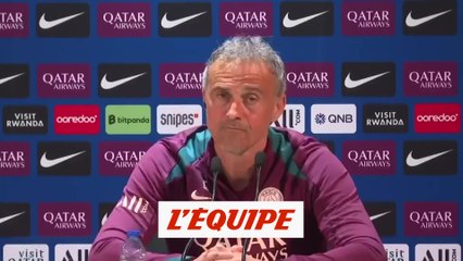 Enrique : «On peut considérer qu'on est virtuellement champions» - Foot - Ligue 1 - PSG