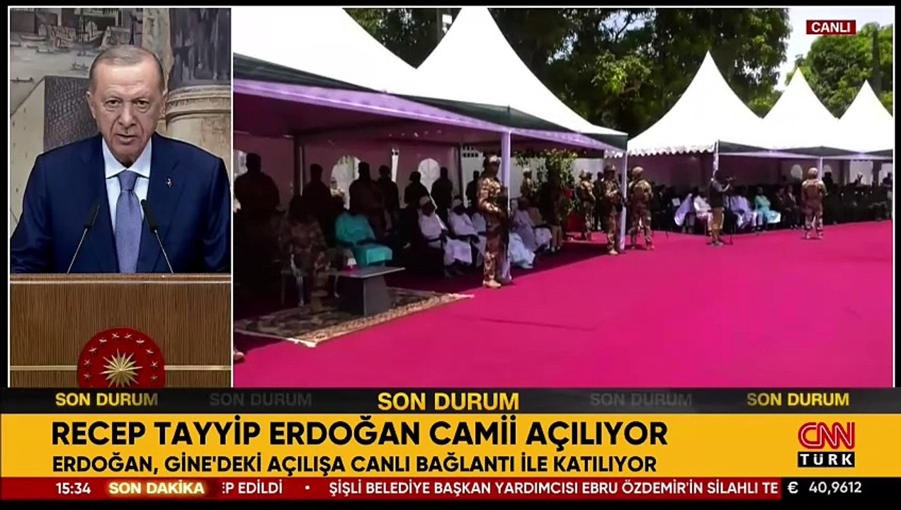 SON DAKİKA... Gine'de Recep Tayyip Erdoğan Camii açıldı! Erdoğan: İslam geleneğinin zengin süsleme motiflerini yansıtmak istedik