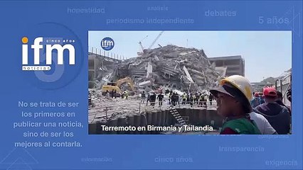 Terremoto en Birmania y Tailandia