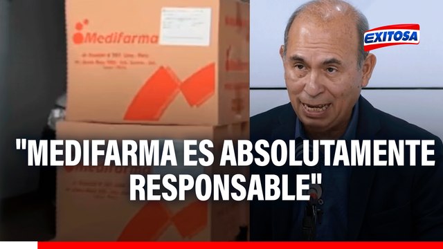 Medifarma es absolutamente responsable : Crisólogo Cáceres sobre muertes por suero defectuoso