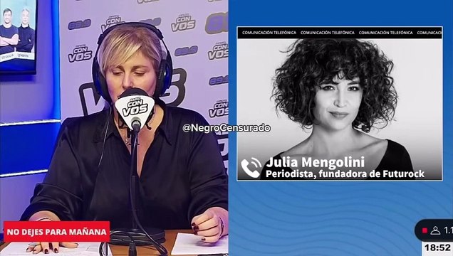 El descargo de Julia Mengolini tras sus críticas a la Scaloneta: Un día me van a matar