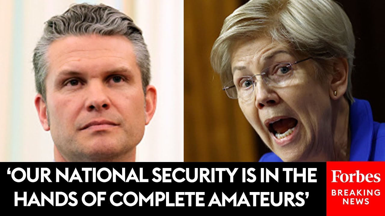 Elizabeth Warren Calls For Trump To Fire Defense Sec. Pete Hegseth Over The Signal Group Chat Leak